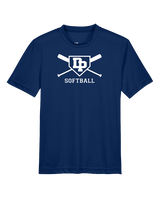 Dos Pueblos HS Softball Logo 02 - Youth Performance Shirt