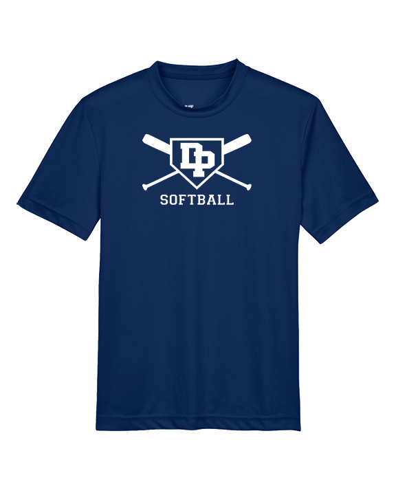 Dos Pueblos HS Softball Logo 02 - Youth Performance Shirt