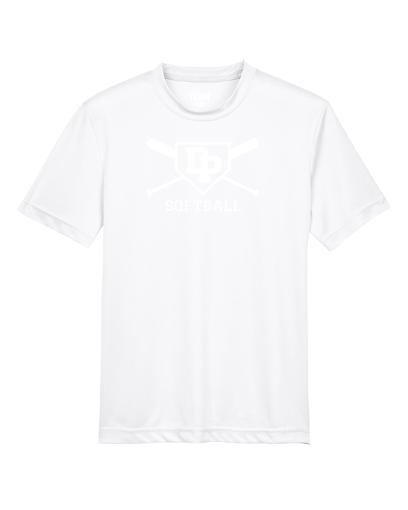 Dos Pueblos HS Softball Logo 02 - Youth Performance Shirt