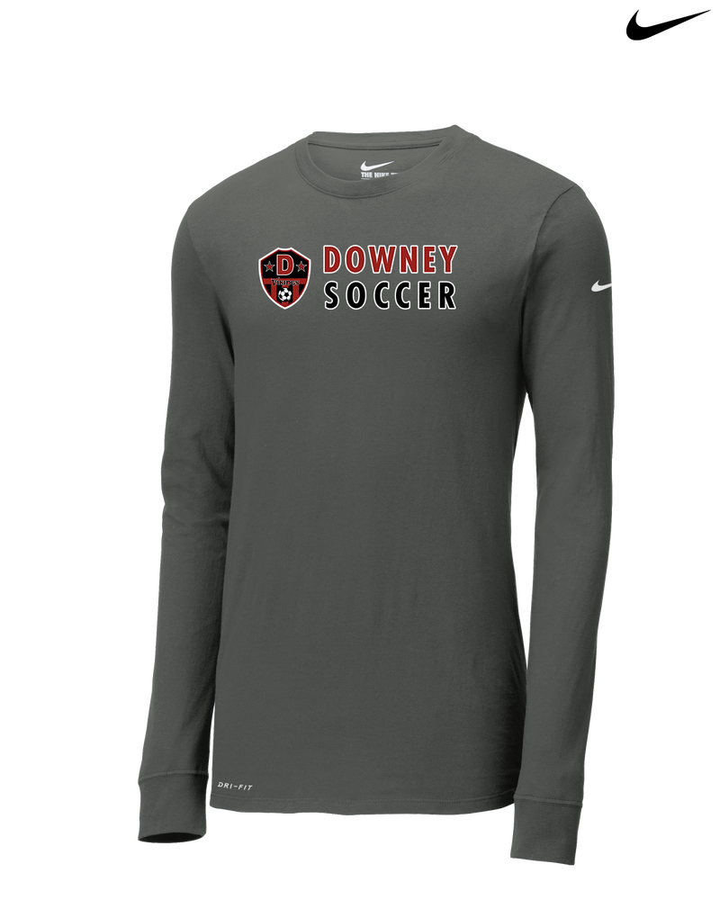 Downey HS Girls Soccer Basic - Nike Dri-Fit Poly Long Sleeve