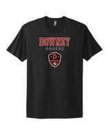 Downey HS Girls Soccer Block - Select Cotton T-Shirt