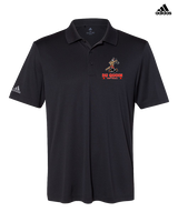 Du Quoin HS Softball Stacked - Mens Adidas Polo