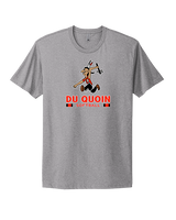 Du Quoin HS Softball Stacked - Mens Select Cotton T-Shirt