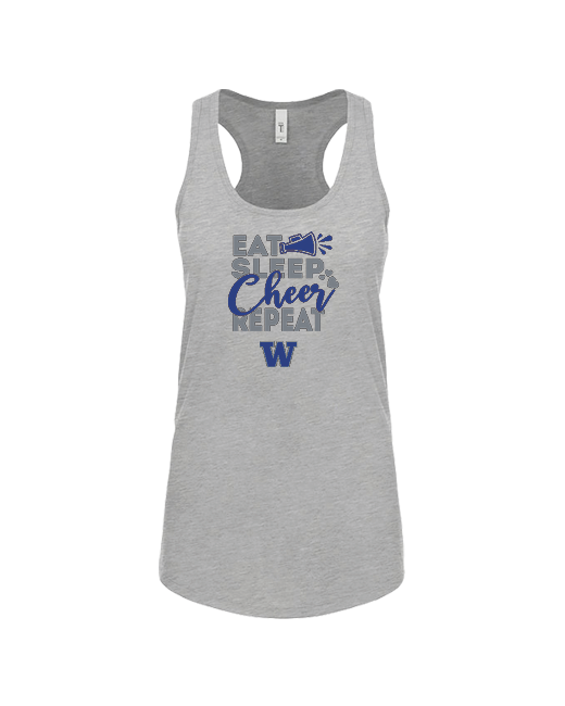 Walled Lake Eat Sleep Cheer - Women’s Tank Top