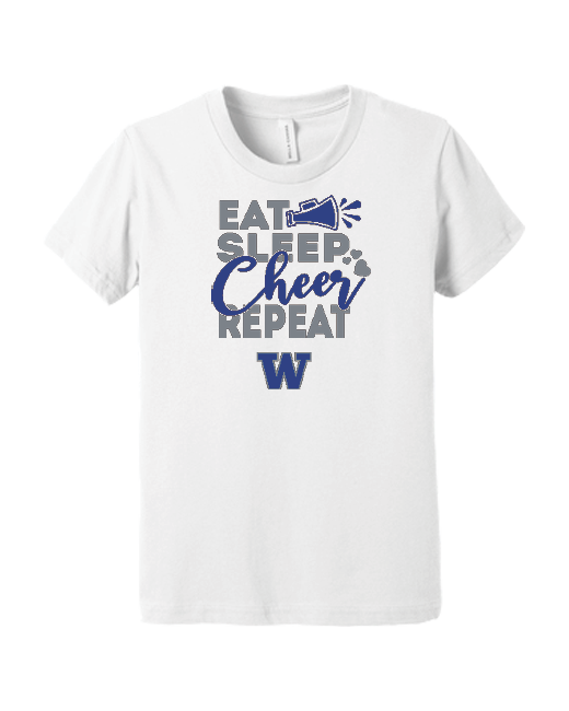 Walled Lake Eat Sleep Cheer - Youth T-Shirt