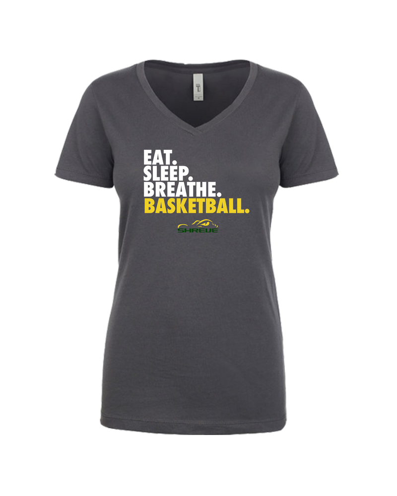 Captain Shreve HS Eat Sleep Gators - Women’s V-Neck