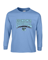 Eisenhower HS Football School Football - Cotton Longsleeve