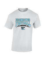 Eisenhower HS Football School Football - Cotton T-Shirt
