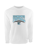 Eisenhower HS Football School Football - Crewneck Sweatshirt