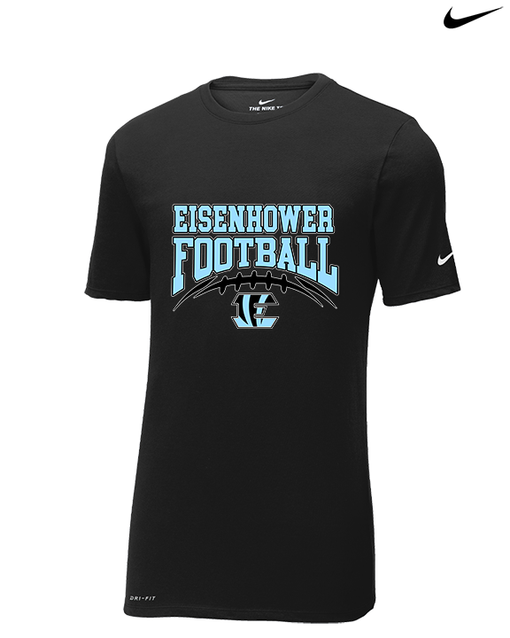 Eisenhower HS Football School Football - Mens Nike Cotton Poly Tee