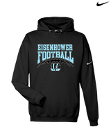 Eisenhower HS Football School Football - Nike Club Fleece Hoodie