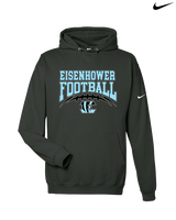 Eisenhower HS Football School Football - Nike Club Fleece Hoodie