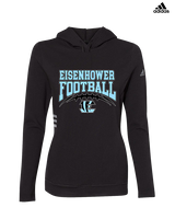 Eisenhower HS Football School Football - Womens Adidas Hoodie