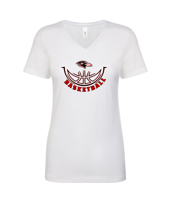 Empire HS Boys Basketball Outline - Womens Vneck