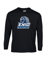 Enid HS Esports Logo - Mens Basic Cotton Long Sleeve