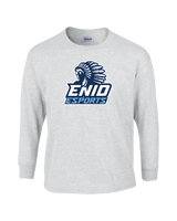 Enid HS Esports Logo - Mens Basic Cotton Long Sleeve