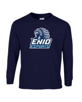 Enid HS Esports Logo - Mens Basic Cotton Long Sleeve