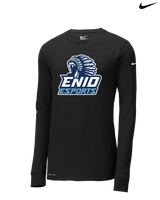 Enid HS Esports Logo - Nike Dri-Fit Poly Long Sleeve