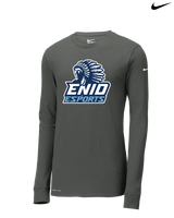 Enid HS Esports Logo - Nike Dri-Fit Poly Long Sleeve