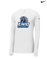 Enid HS Esports Logo - Nike Dri-Fit Poly Long Sleeve