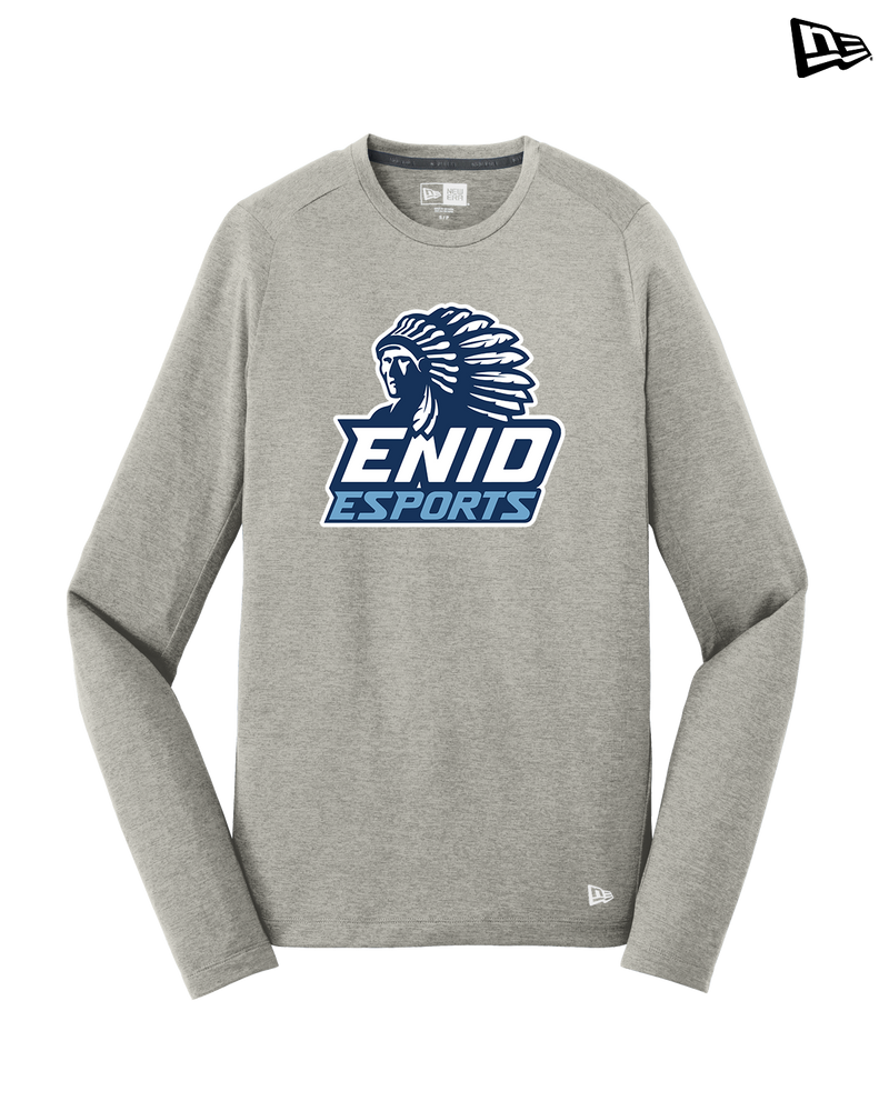 Enid HS Esports Logo - New Era Long Sleeve Crew