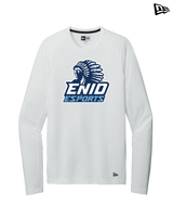 Enid HS Esports Logo - New Era Long Sleeve Crew