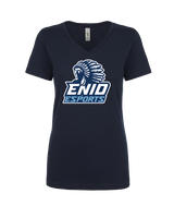 Enid HS Esports Logo - Womens V-Neck