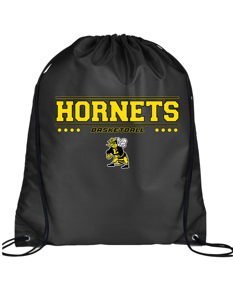 Enterprise HS  Girls Basketball Border - Drawstring Bag