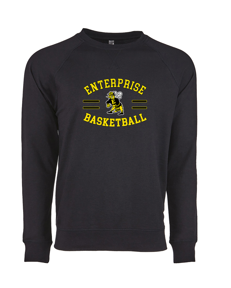 Enterprise HS  Girls Basketball Curve - Crewneck Sweatshirt