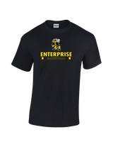 Enterprise HS  Girls Basketball Stacked - Cotton T-Shirt