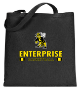 Enterprise HS  Girls Basketball Stacked - Tote Bag
