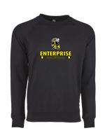 Enterprise HS  Girls Basketball Stacked - Crewneck Sweatshirt