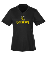 Enterprise HS  Girls Basketball Stacked - Womens Performance Shirt