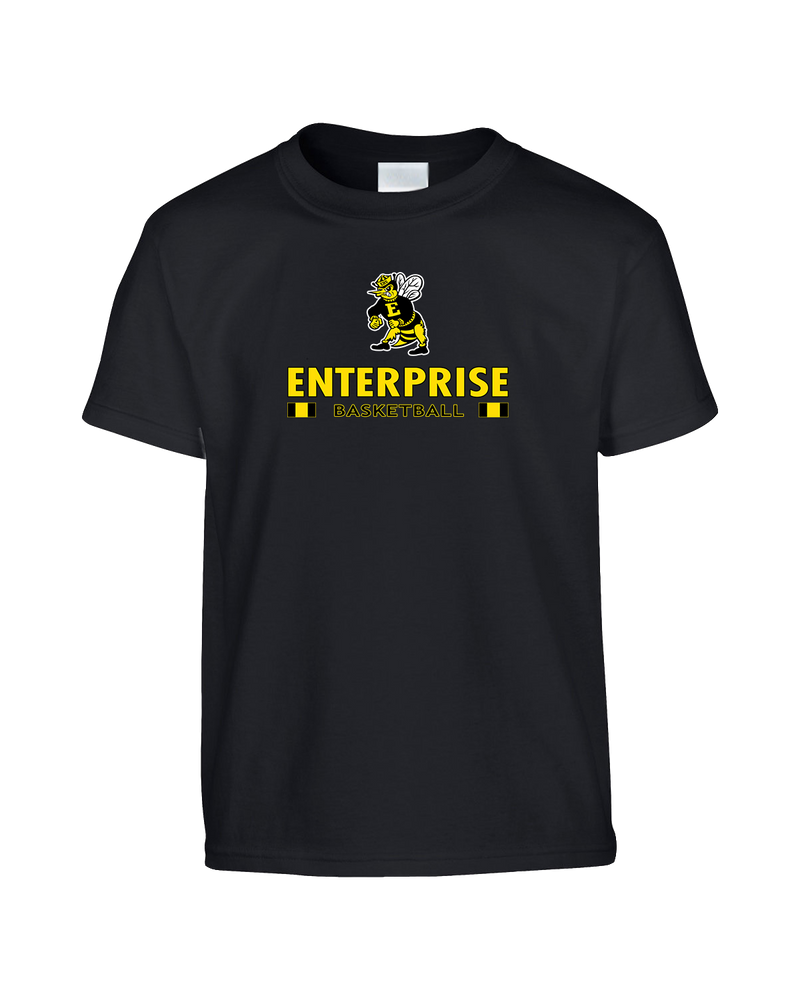 Enterprise HS  Girls Basketball Stacked - Youth T-Shirt