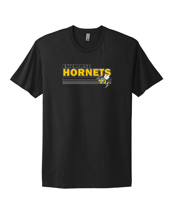 Enterprise HS Softball Stripes - Mens Select Cotton T-Shirt