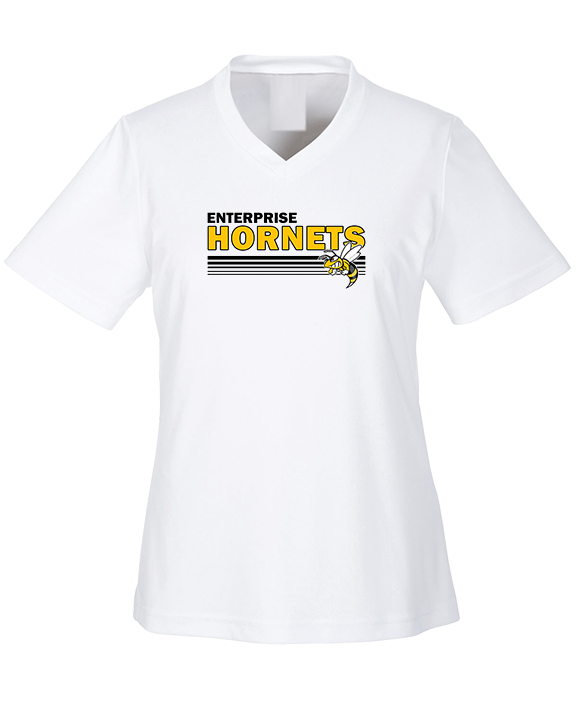 Enterprise HS Softball Stripes - Womens Performance Shirt