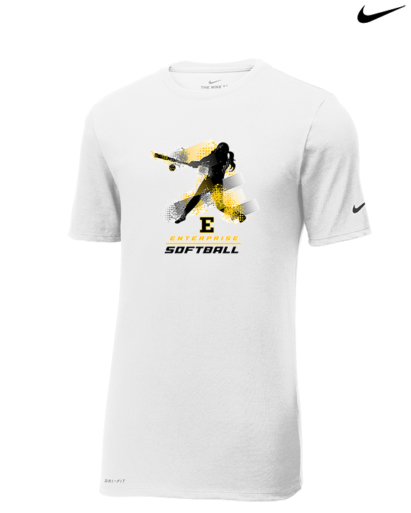 Enterprise HS Softball Swing - Mens Nike Cotton Poly Tee