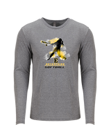 Enterprise HS Softball Swing - Tri-Blend Long Sleeve