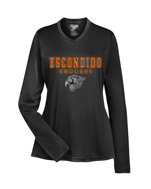 Escondido HS Athletics Block - Womens Performance Longsleeve