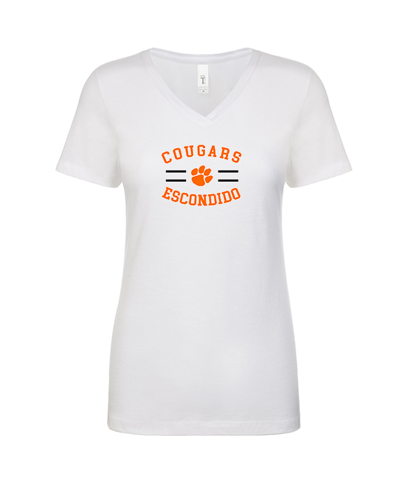 Escondido HS Athletics Curve - Womens Vneck