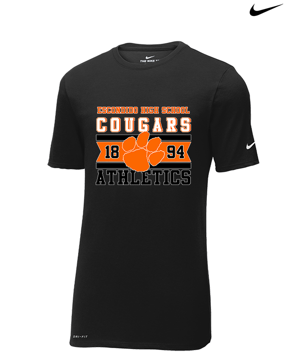 Escondido HS Athletics Stamp - Mens Nike Cotton Poly Tee