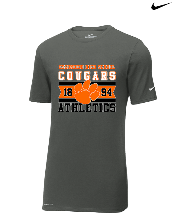 Escondido HS Athletics Stamp - Mens Nike Cotton Poly Tee