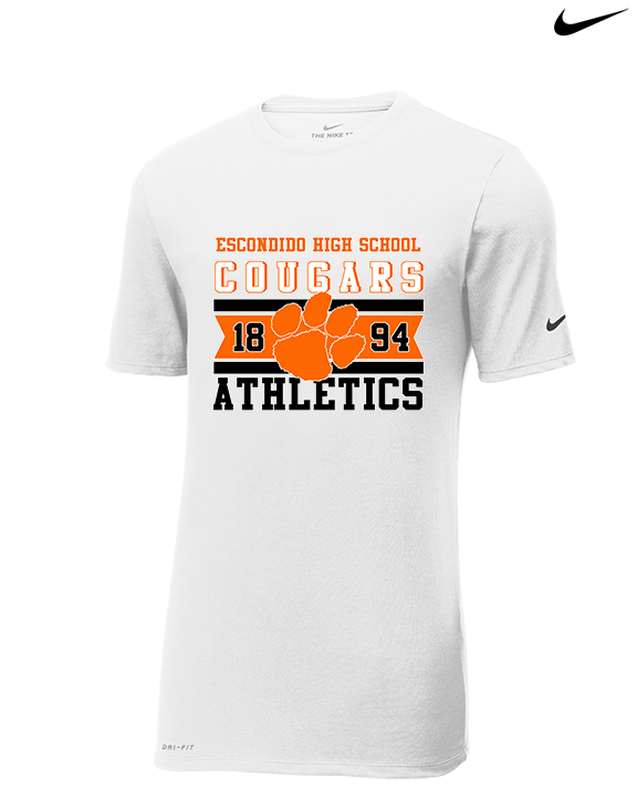 Escondido HS Athletics Stamp - Mens Nike Cotton Poly Tee