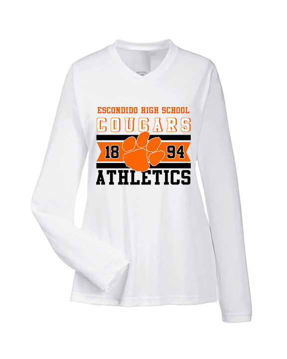 Escondido HS Athletics Stamp - Womens Performance Longsleeve