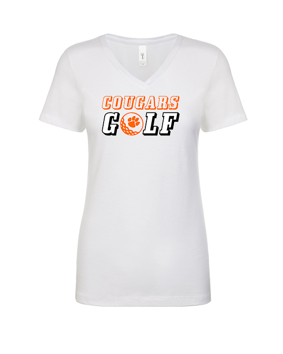 Escondido HS Girls Golf Ball 2 - Womens Vneck