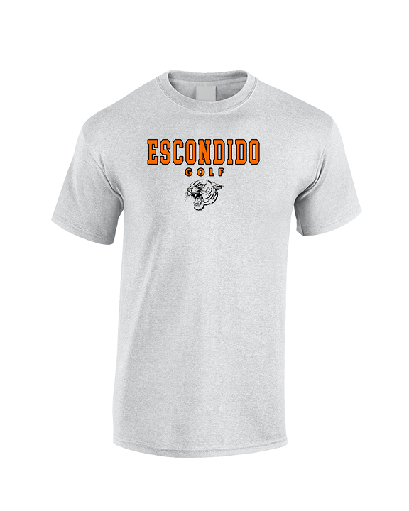 Escondido HS Girls Golf Block - Cotton T-Shirt