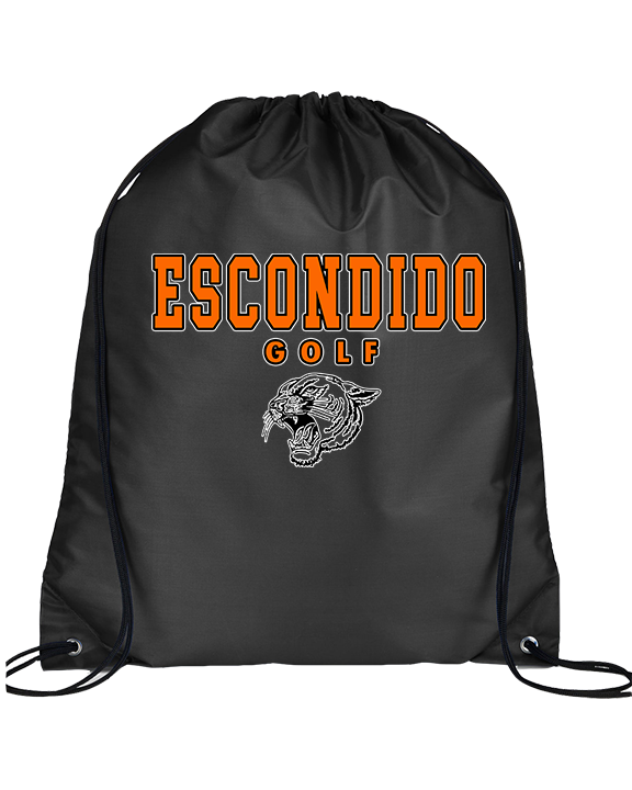 Escondido HS Girls Golf Block - Drawstring Bag