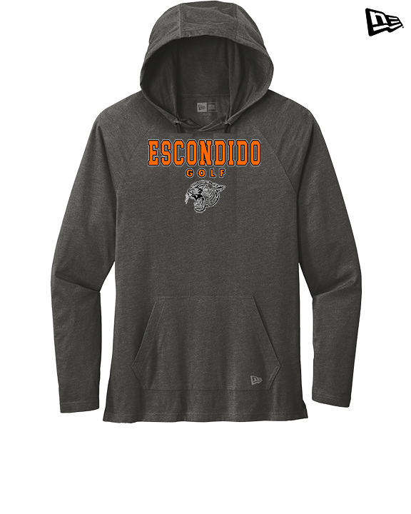 Escondido HS Girls Golf Block - New Era Tri-Blend Hoodie