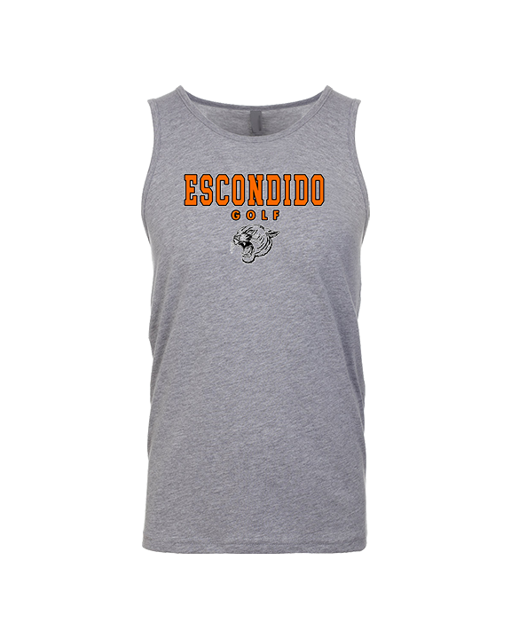 Escondido HS Girls Golf Block - Tank Top