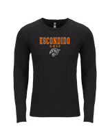 Escondido HS Girls Golf Block - Tri-Blend Long Sleeve